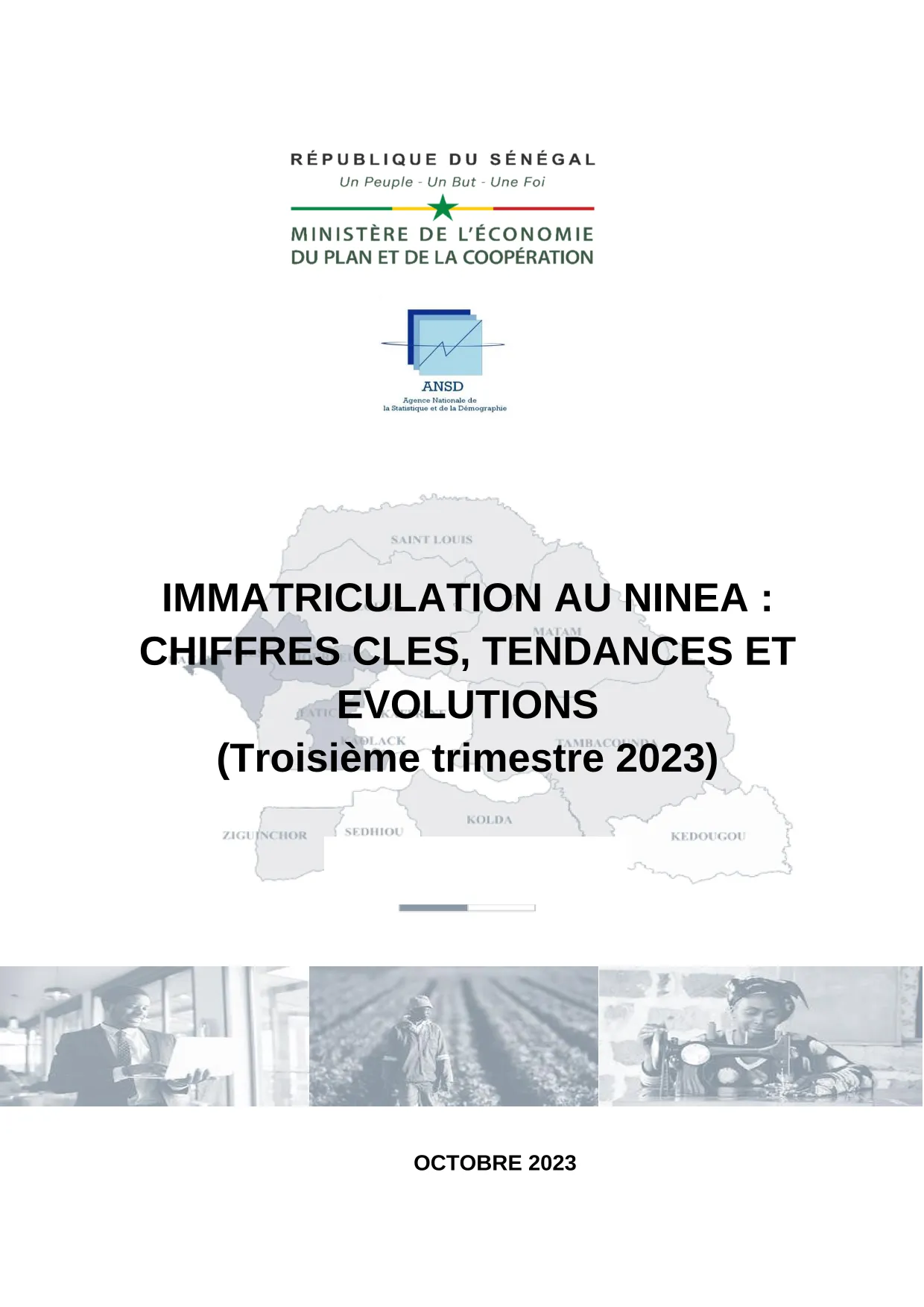 Immatriculation au Numéro d'Identification national des Entreprises et Associations (NINEA), troisiè
