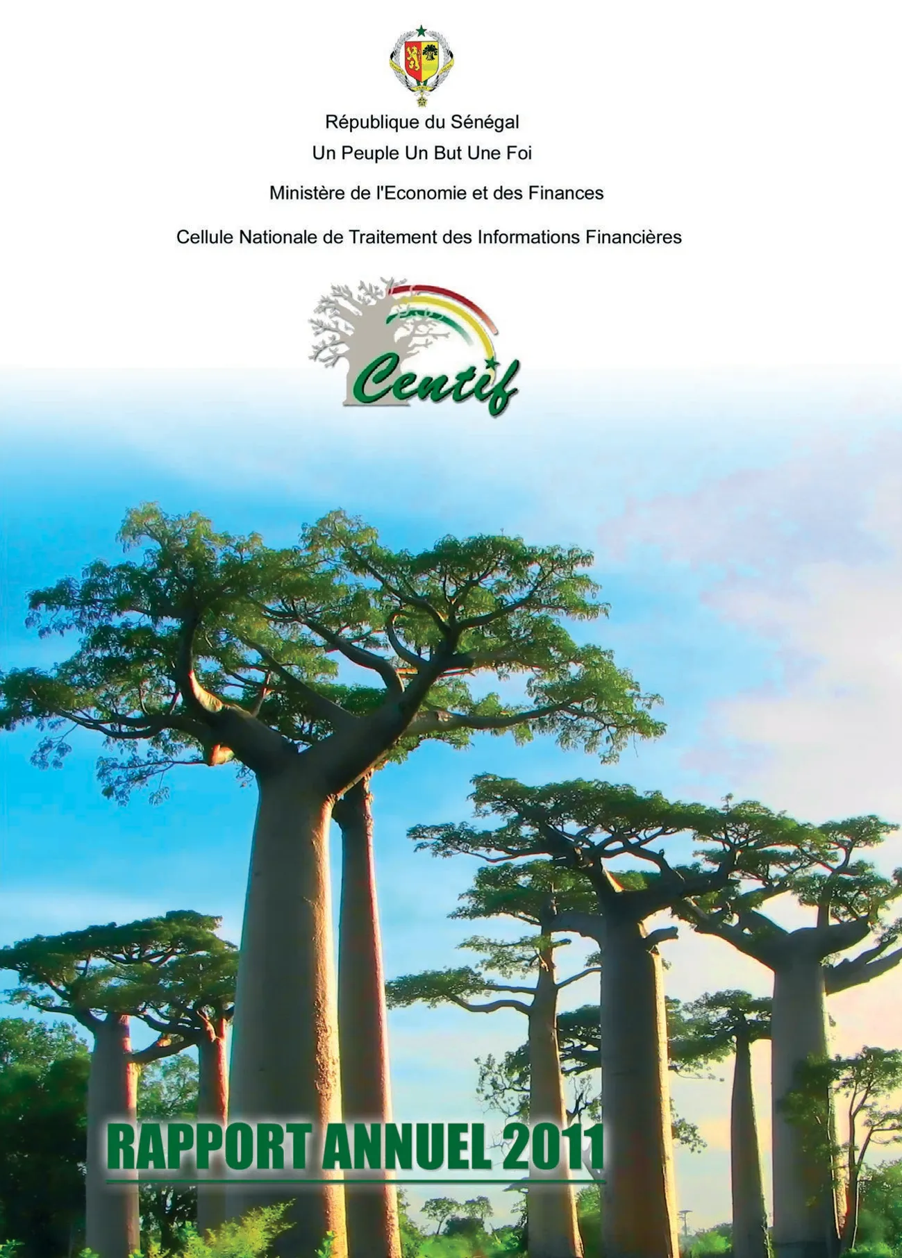 CENTIF Rapport d'activité 2011