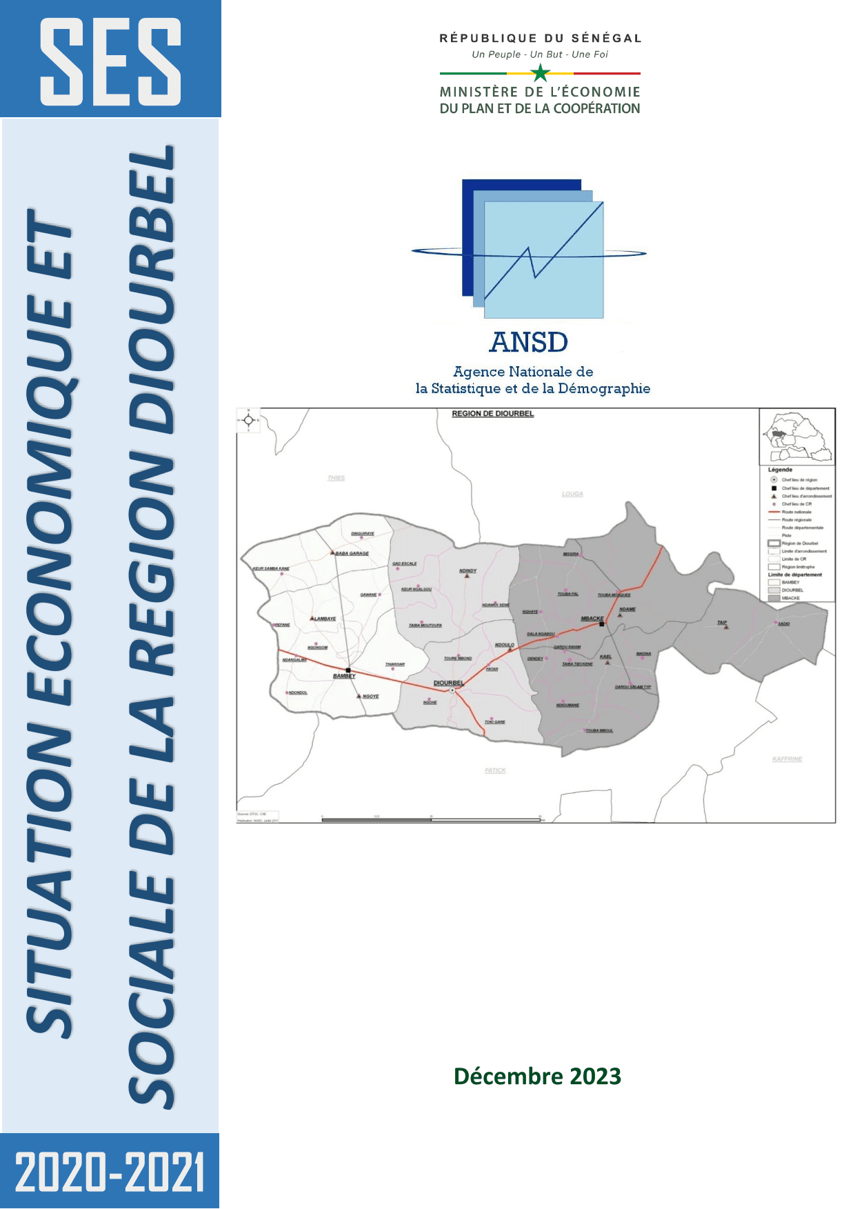 Situation économique et sociale (SES) de la région de Diourbel 2020-2021 – ANSD