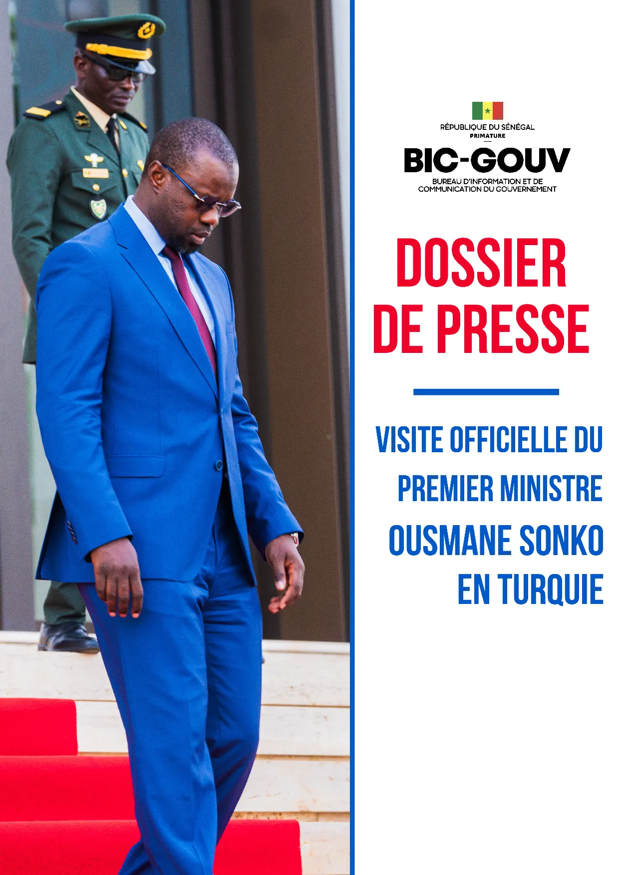 Dossier de presse Visite officielle Premier ministre Ousmane Sonko en Turquie