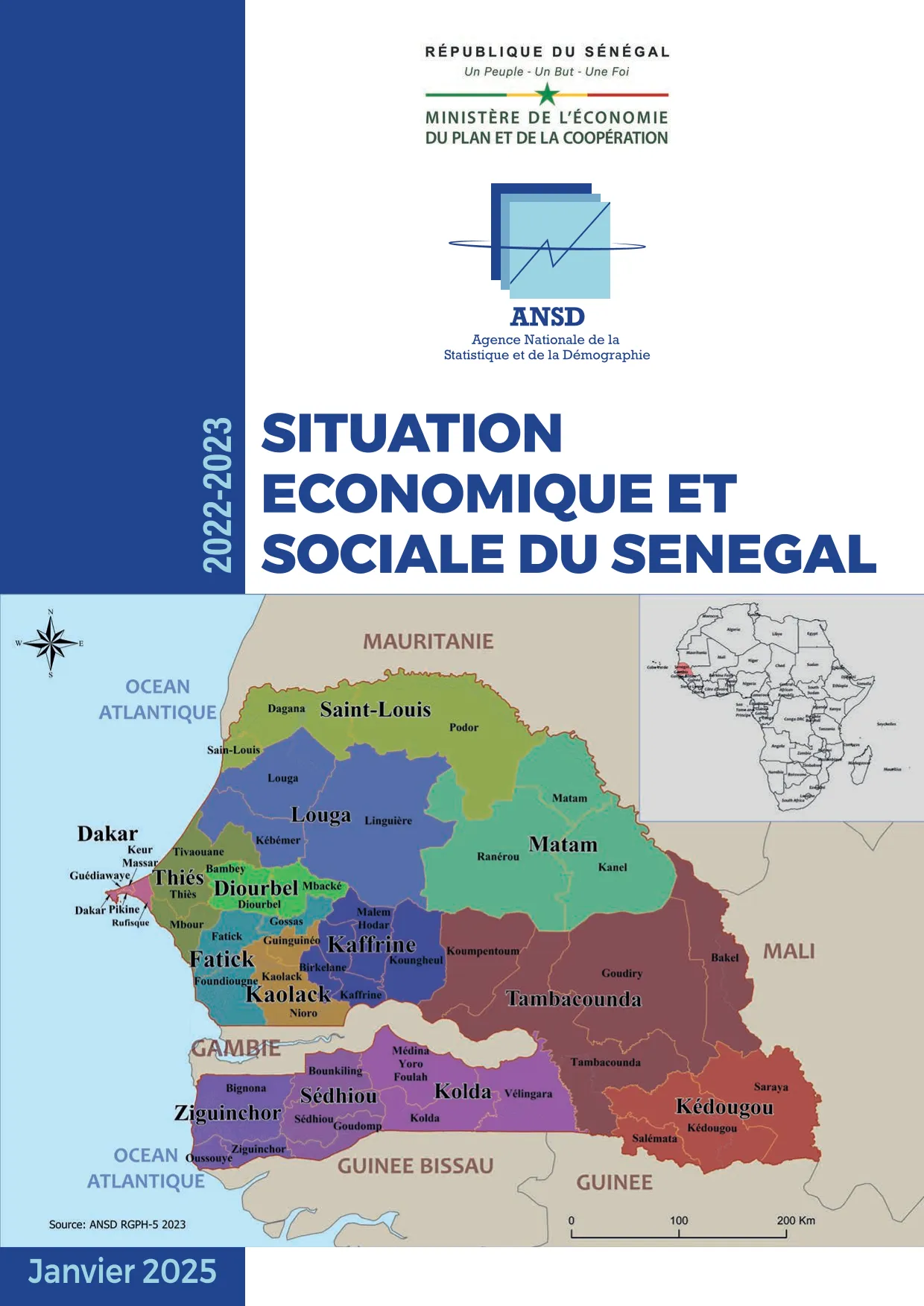 Situation économique et sociale du Sénégal (SES) : territoire et population, édition 2022-2023 – ANS
