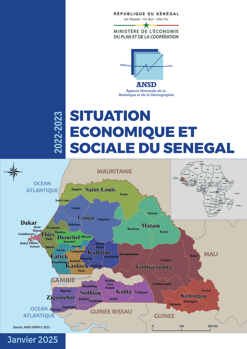 Situation économique et sociale du Sénégal (SES) : territoire et population, édition 2022-2023 – ANS