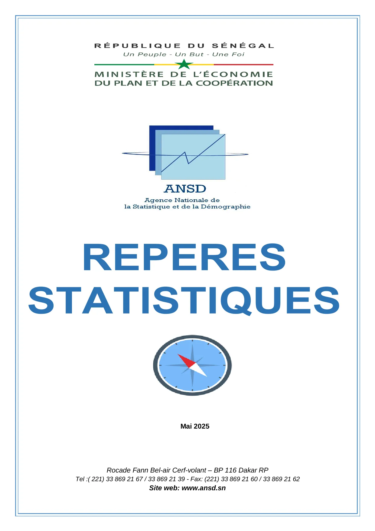 Repères statistiques du Sénégal, mai 2025 – ANSD