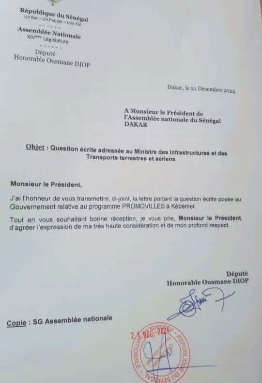 Document joint