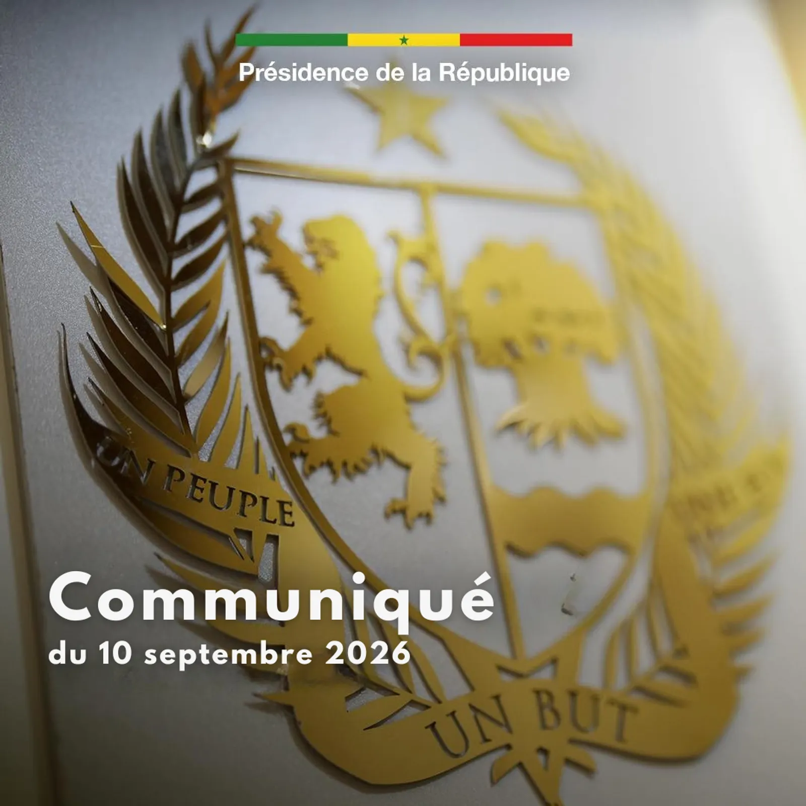 Conseil des Ministres 10 septembre 2026