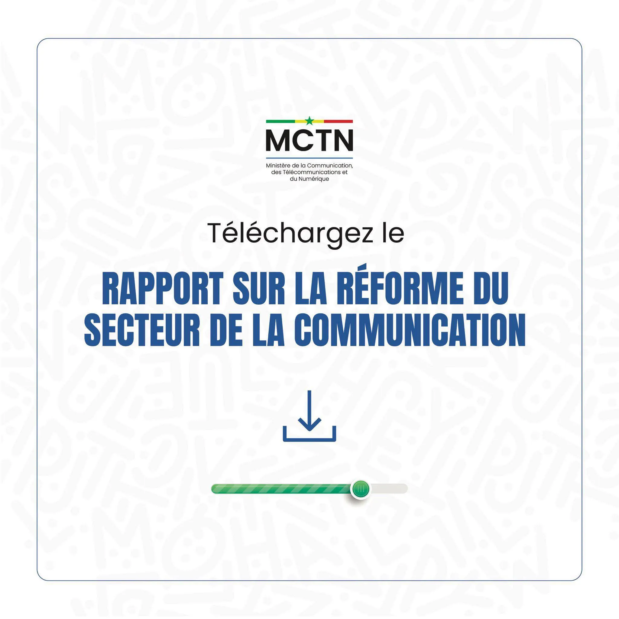 Rapport sur la réforme du secteur de la communication Avril 2024 - Avril 2025