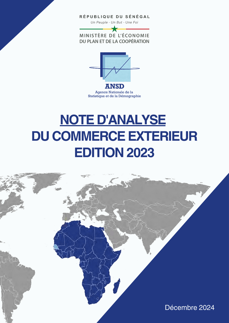 Note d’analyse du commerce extérieur 2023 – ANSD