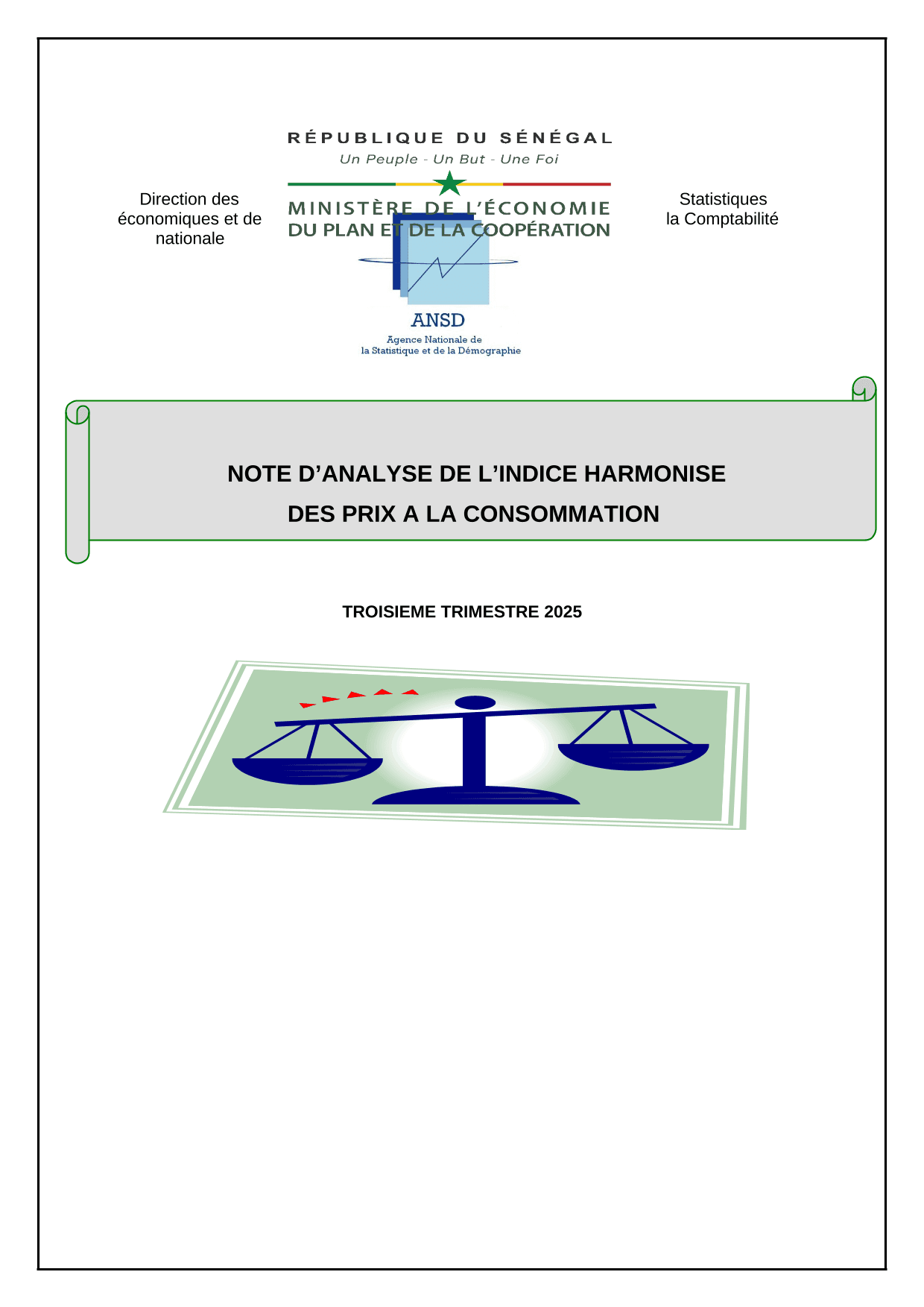 Note d’analyse de l’Indice harmonisé des prix à la consommation (IHPC), troisième trimestre 2025 – A