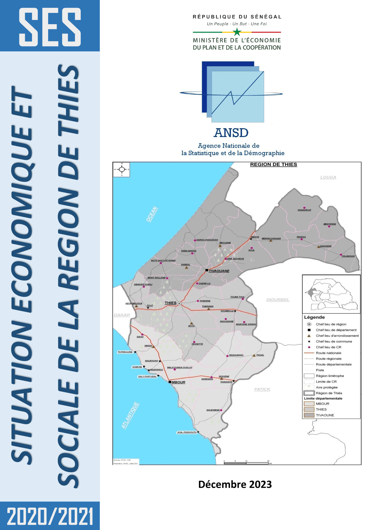 Situation économique et sociale (SES) de la région de Thiès 2020-2021 – ANSD