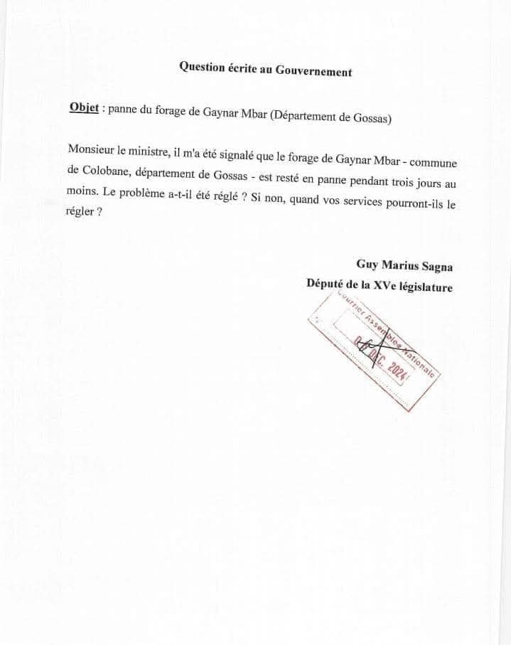 Document joint
