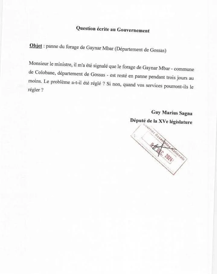 Document joint
