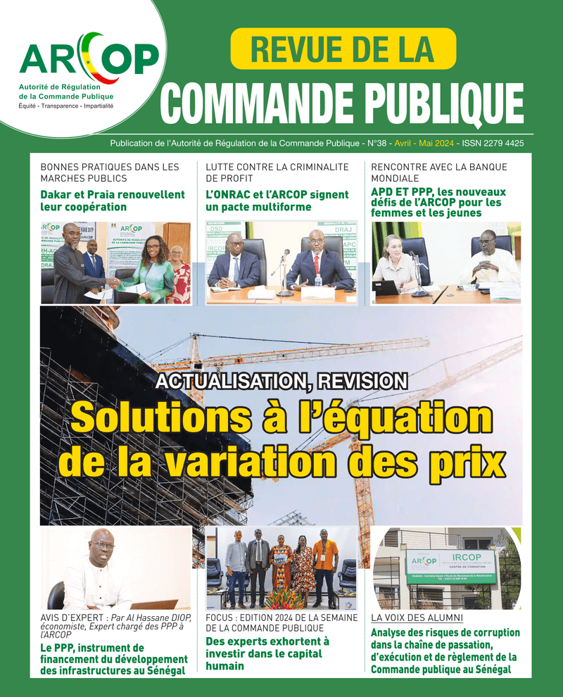 Revue de la commande publique n°38, avril-mai 2024 – ARCOP