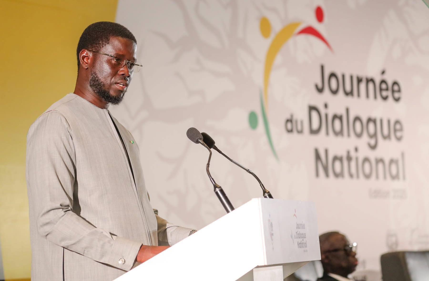 Discours Président Diomaye au Dialogue national sur le système politique