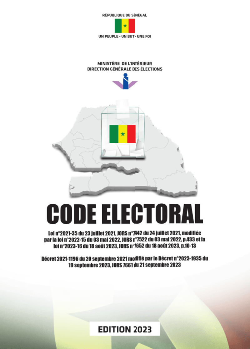 Code électoral 2023