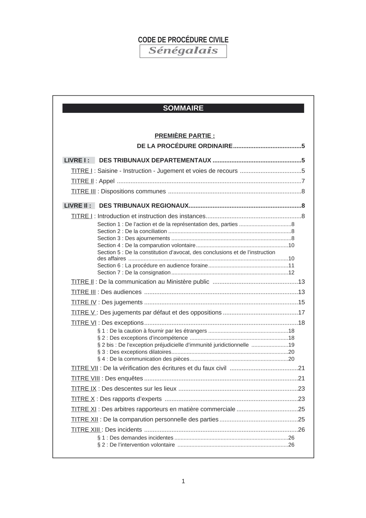  Code de Procédure Civile