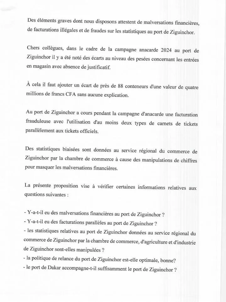 Document joint