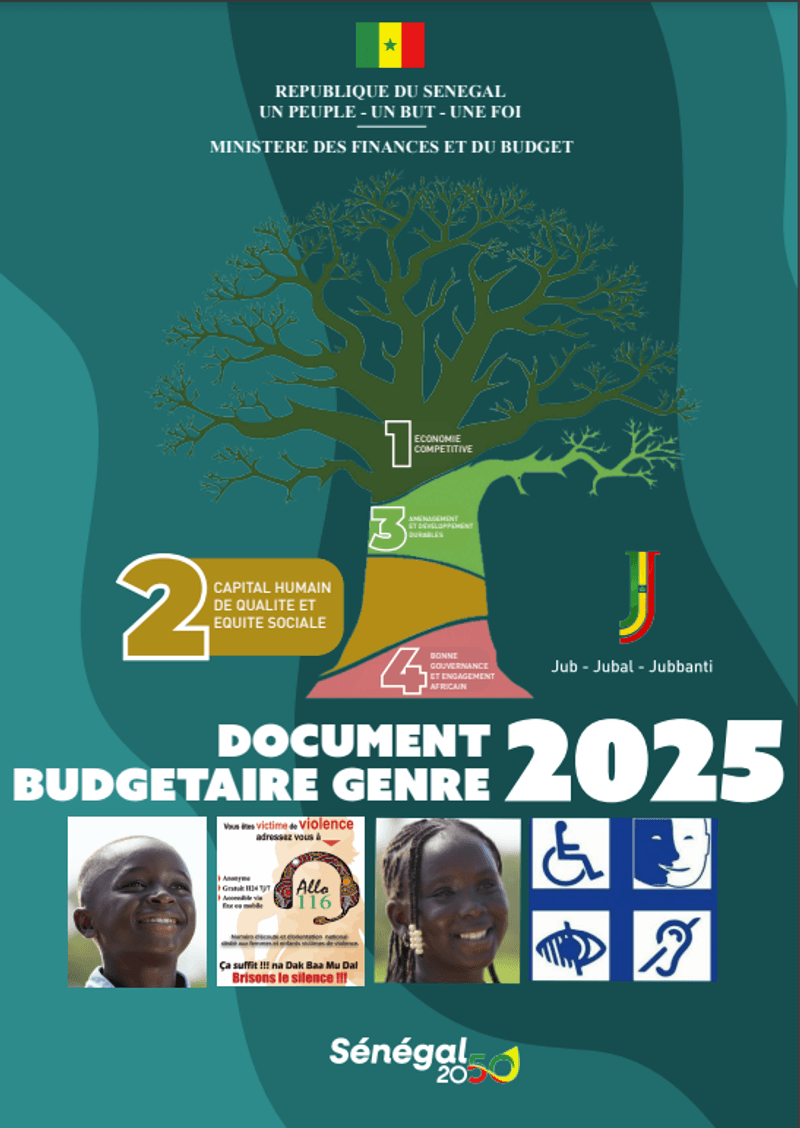 Document budgétaire Genre 2025