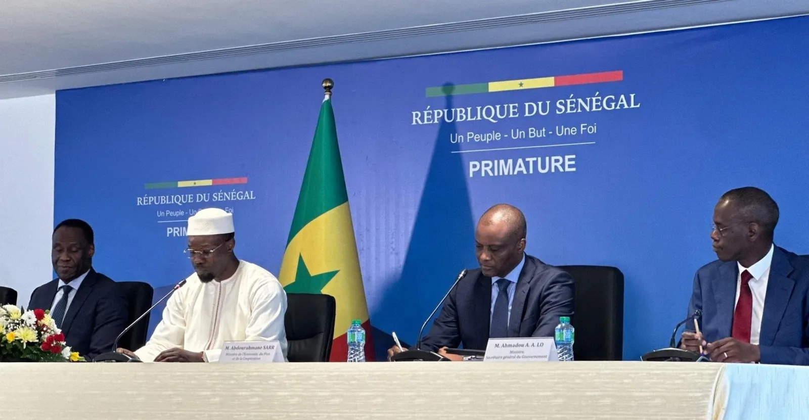 Point de presse du gouvernement: état des lieux du pays