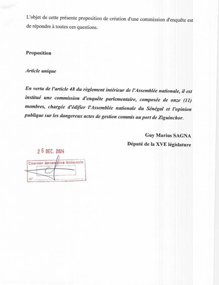 Document joint