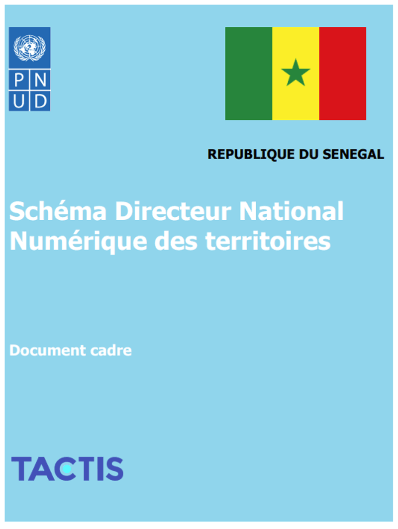 Schéma Directeur National Numérique des Territoires (E-Territoire SDNT)	