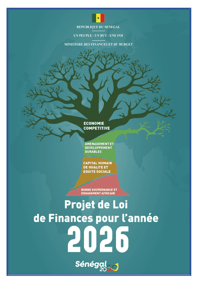 Couverture Projet de loi de finances PLF 2026 