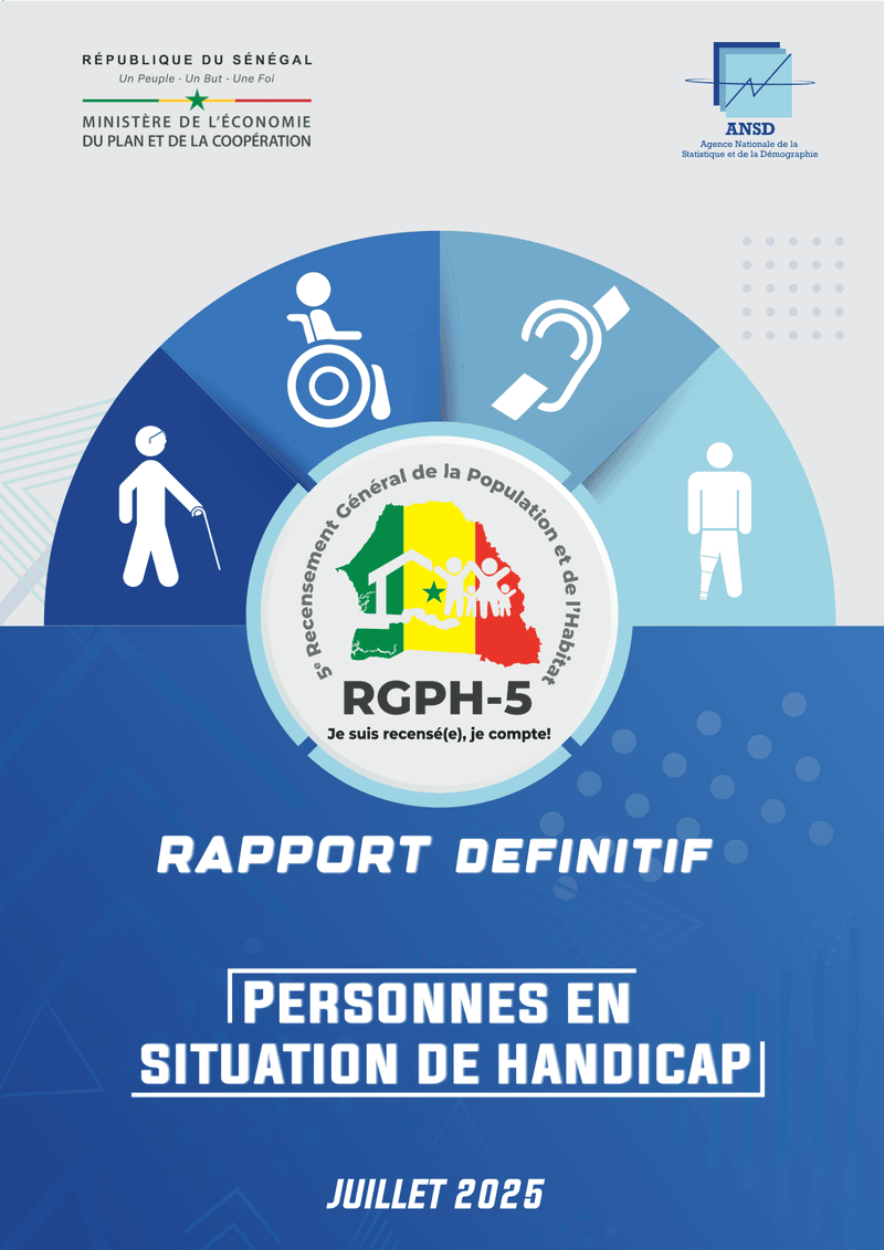 Personnes en situation de handicap au Sénégal, RGPH-5 2023 – ANSD