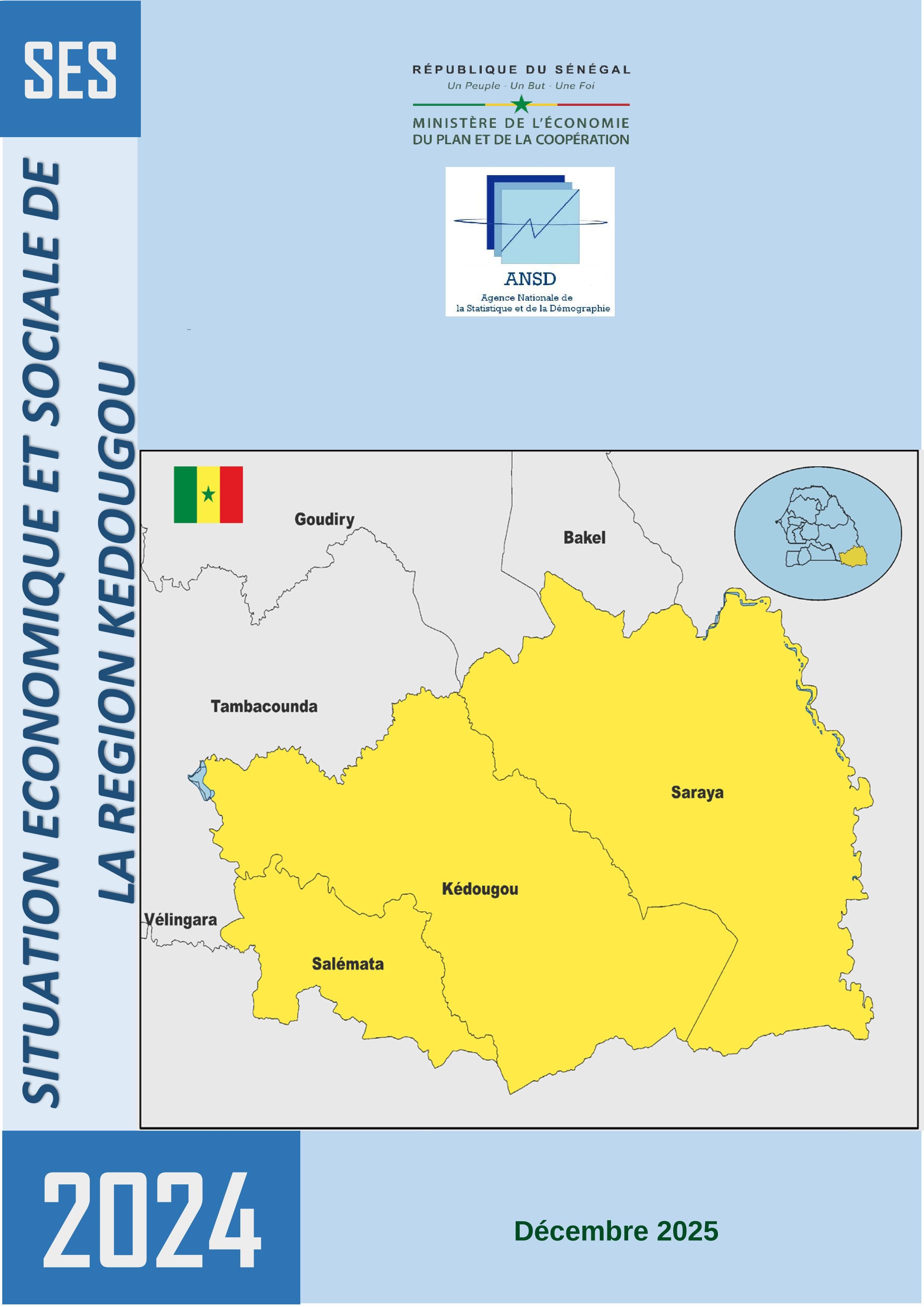 Situation économique et sociale (SES) de la région de Kédougou 2024 – ANSD
