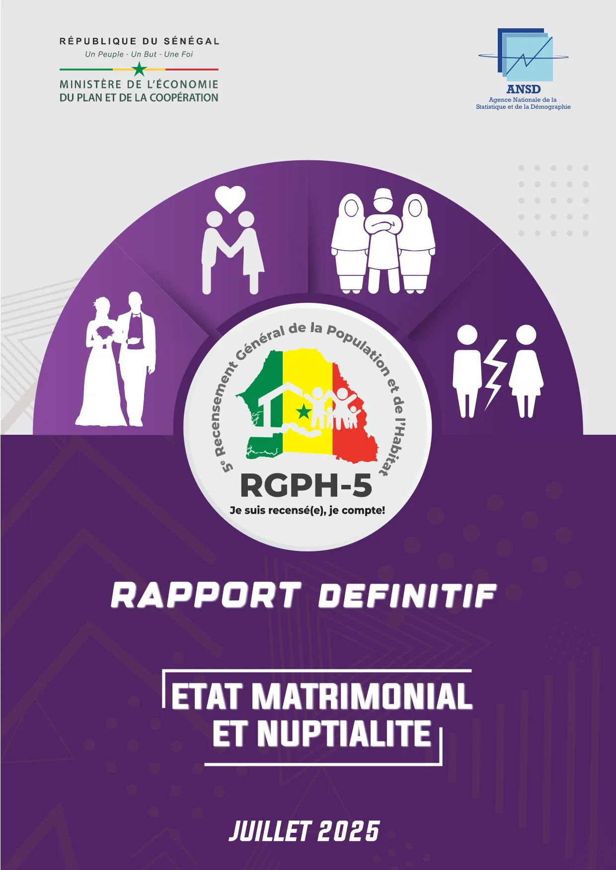 État matrimonial et nuptialité du 5e Recensement général de la population et de l'habitat 2023 – ANS