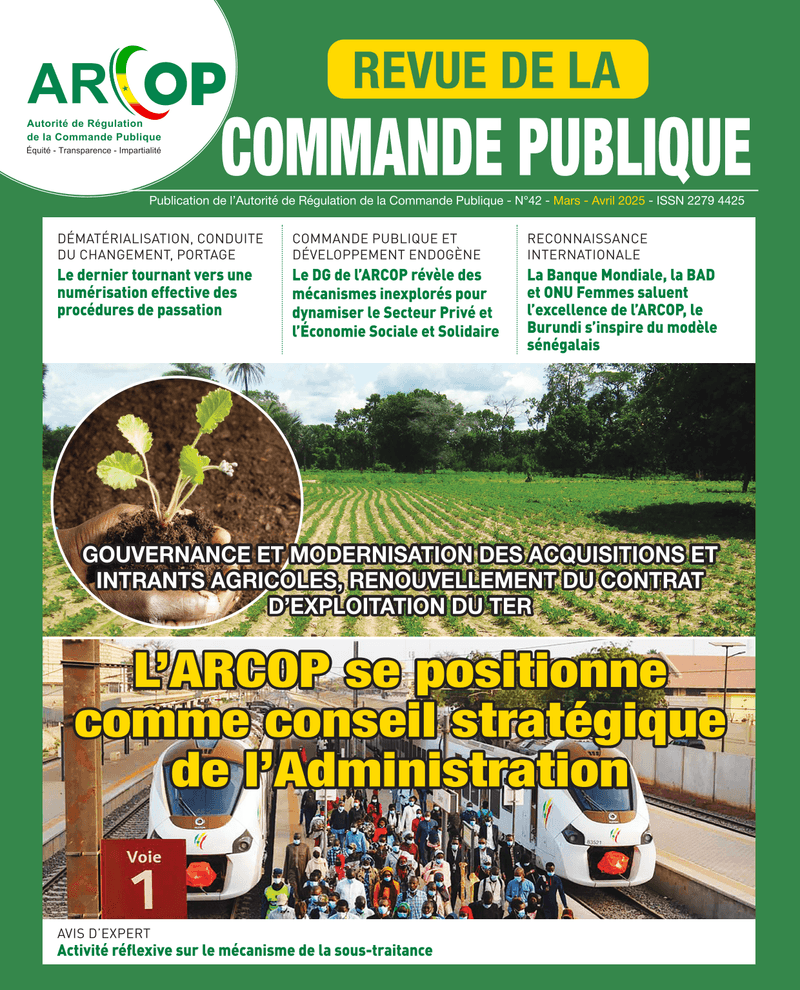 Revue de la commande publique n°42, mars-avril 2025 – ARCOP