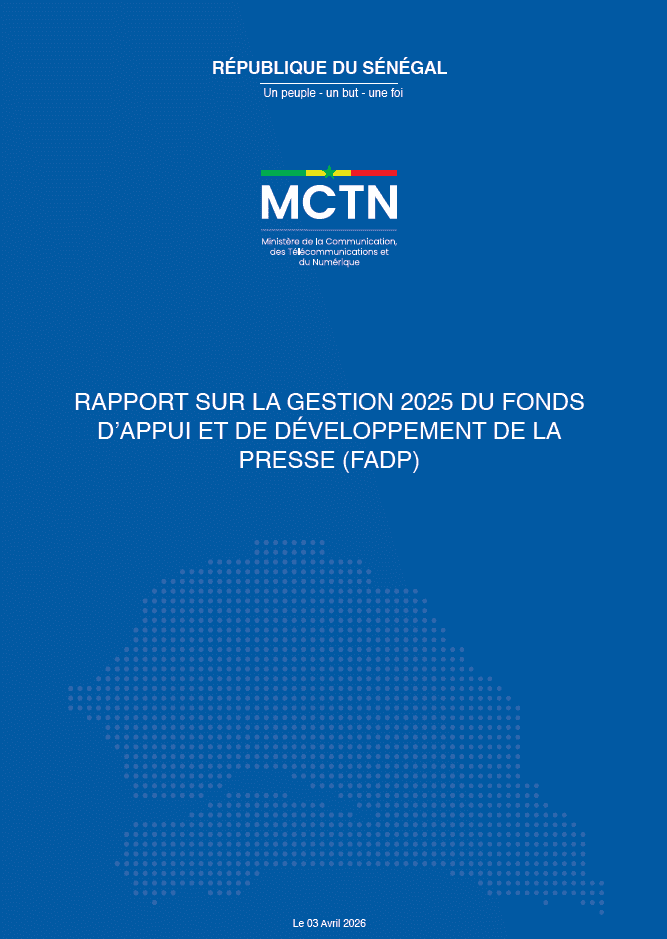Rapport Fonds d’Appui et de Développement de la Presse (FADP) 2025