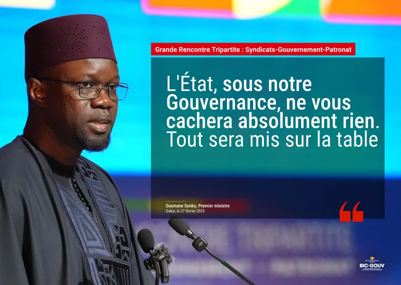 Extrait discours du PM Ousmane SONKO