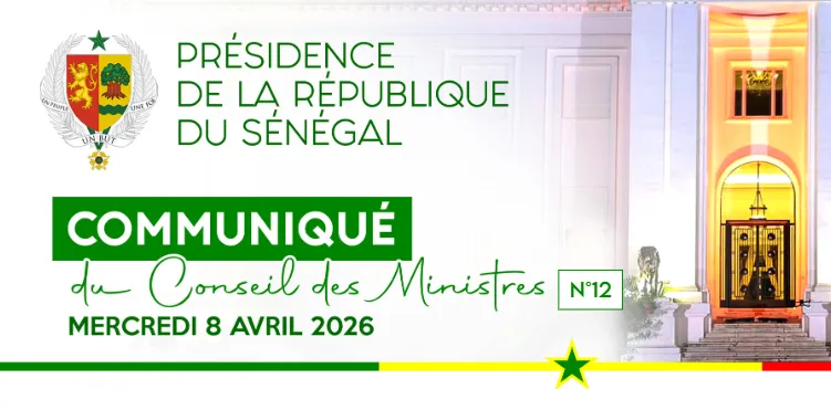 Conseil des Ministres du 09 avril 2026