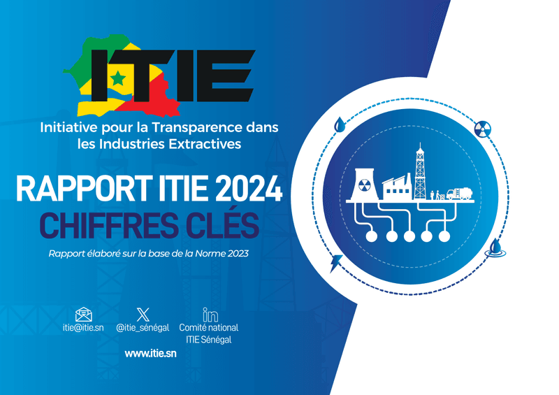 Rapport ITIE 2024 sur les chiffres clés du secteur extractif au Sénégal – Comité national ITIE Sénégal