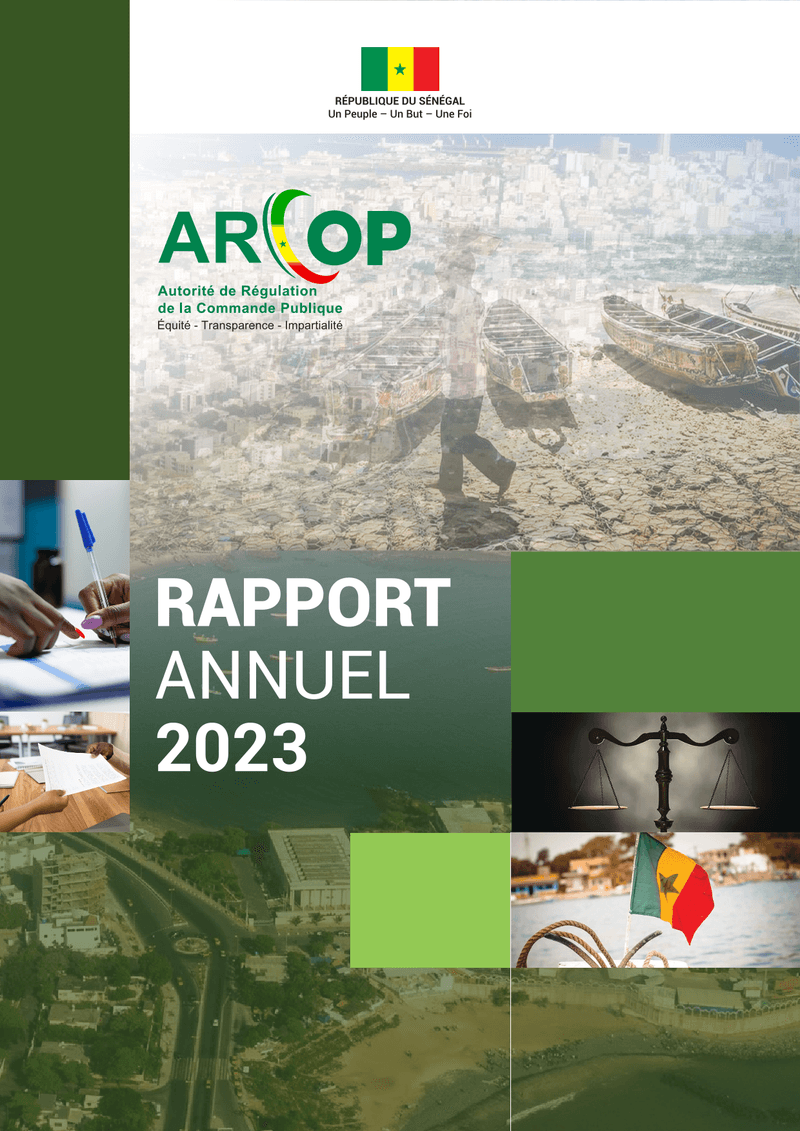 Rapport annuel 2023 de l’Autorité de Régulation de la Commande Publique (ARCOP) – Sénégal