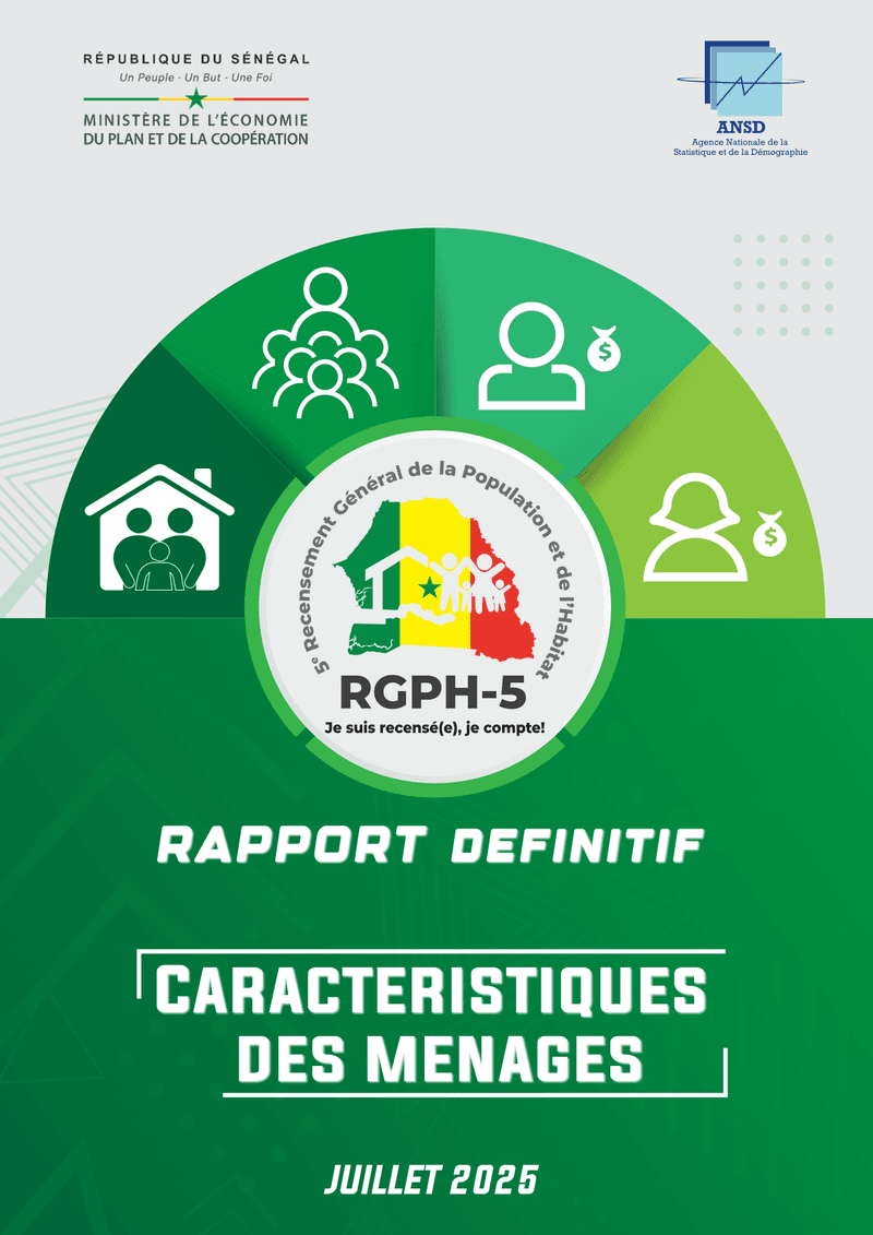 Caractéristiques des ménages agricoles au Sénégal (RGPH-5 2023) – ANSD