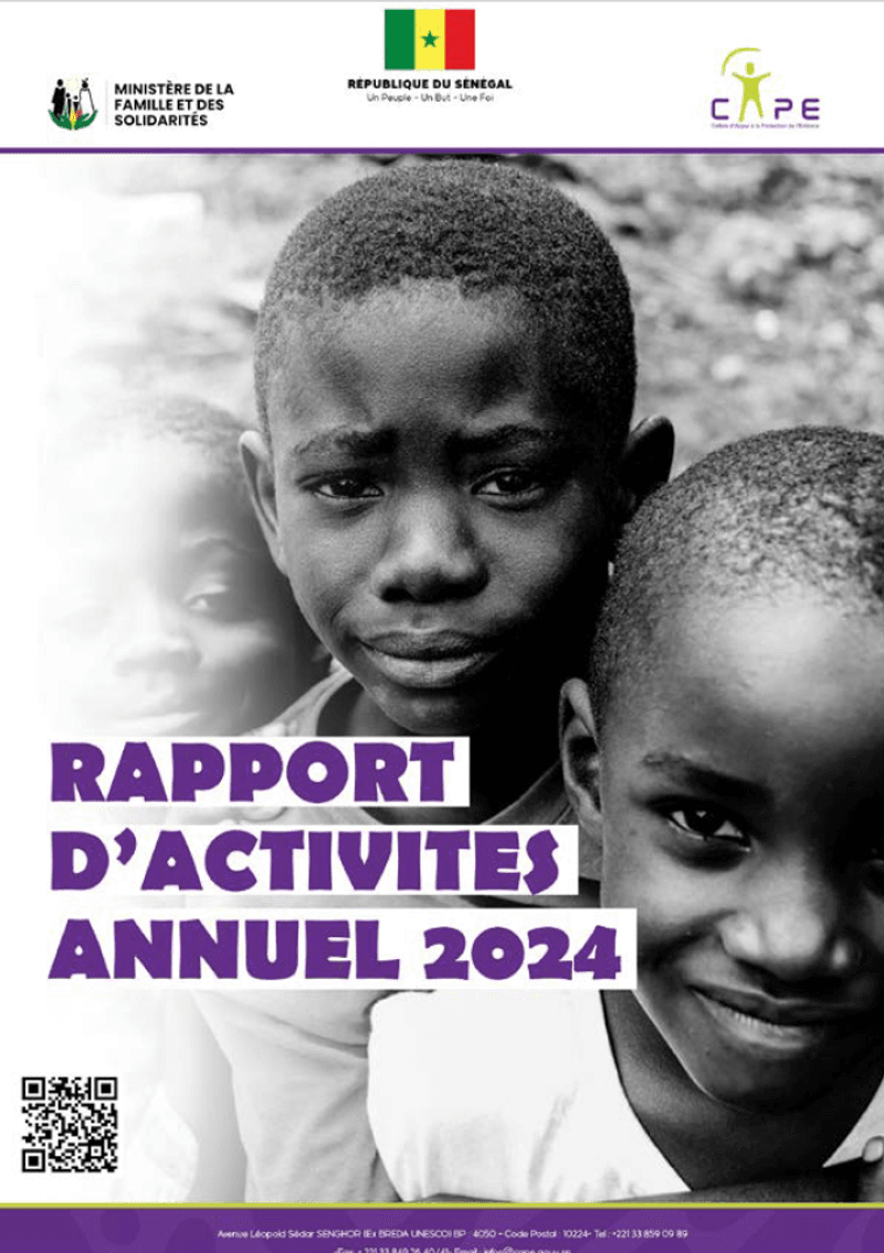 Rapport Annuel 2024 - Cellule d'Appui à la Protection de l'Enfance (CAPE)