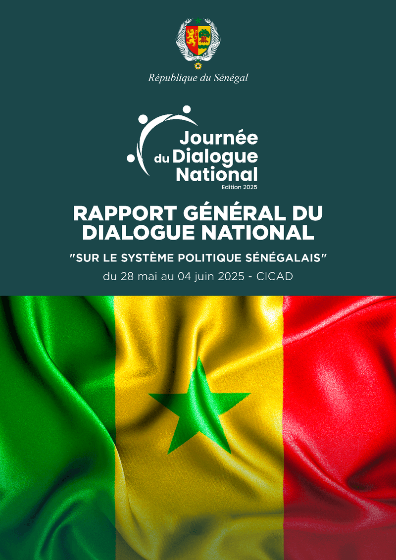 Rapport général du Dialogue national sur le système politique sénégalais 2025 