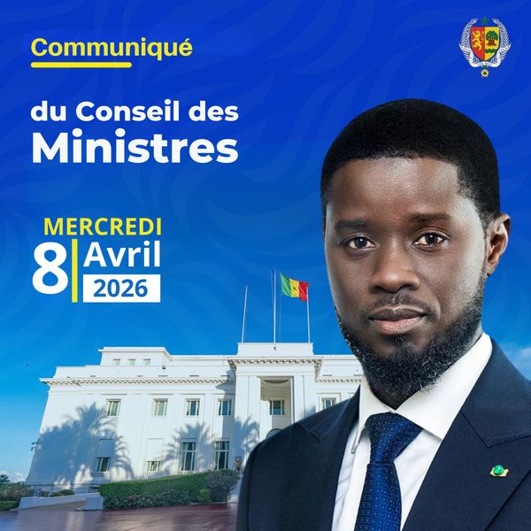 Conseil des Ministres du 09 avril 2026
