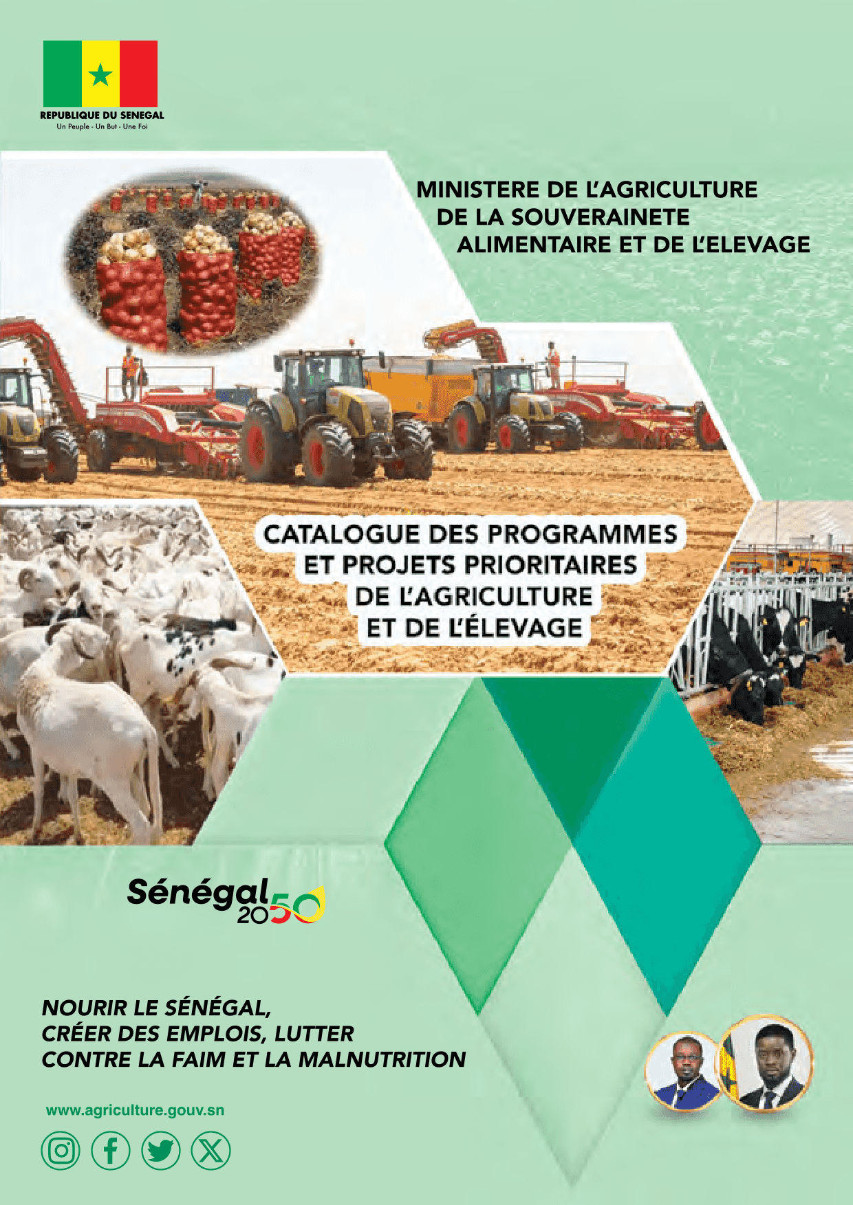Catalogue des Programmes et Projets Prioritaires de l'Agriculture et de l'Élevage - Sénégal 2050