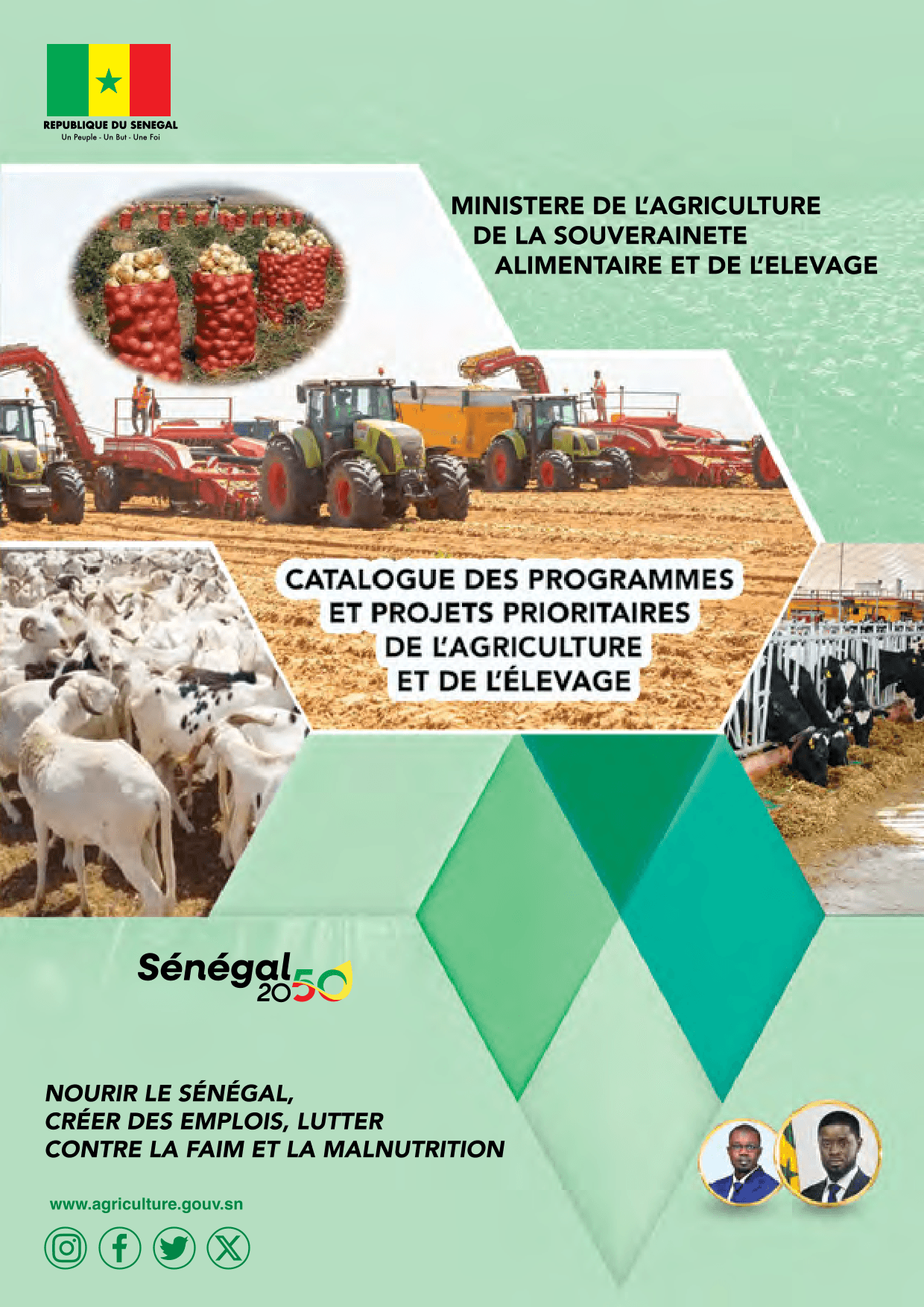 Catalogue des Programmes et Projets Prioritaires de l'Agriculture et de l'Élevage - Sénégal 2050
