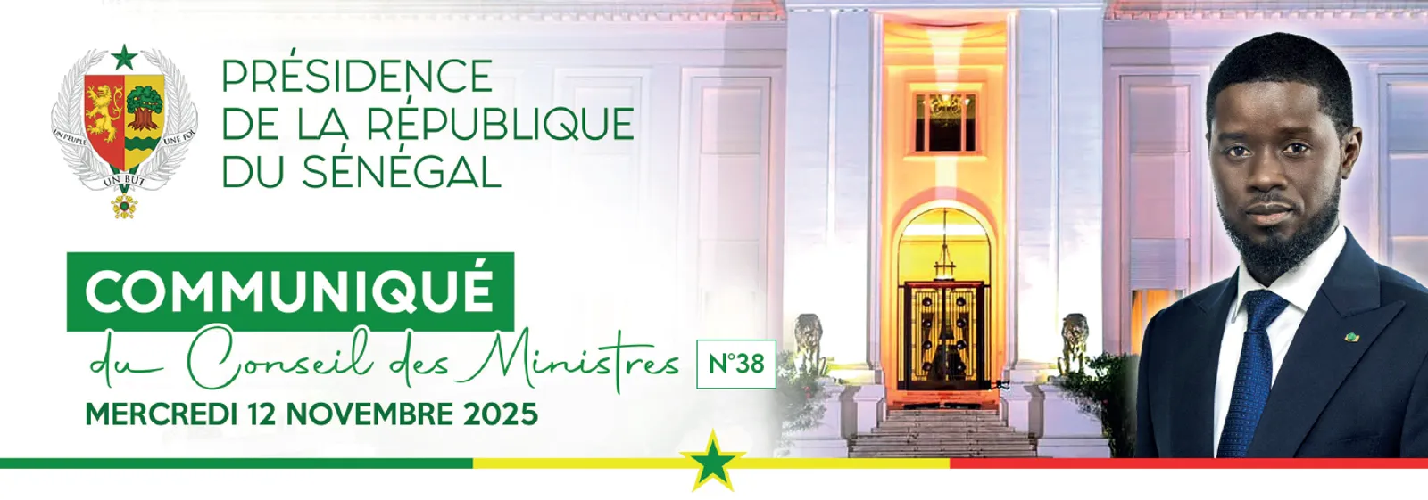 Conseil des ministres du 12 Novembre 2025