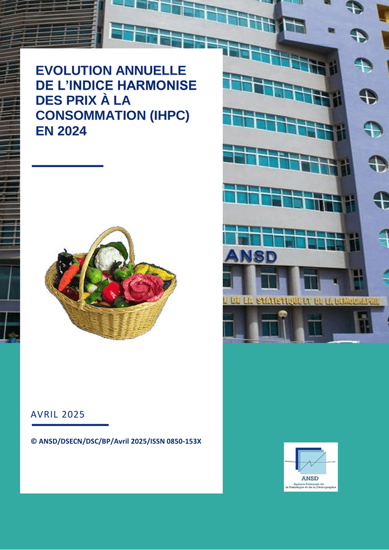 Évolution annuelle de l’Indice harmonisé des prix à la consommation (IHPC) en 2024 – ANSD