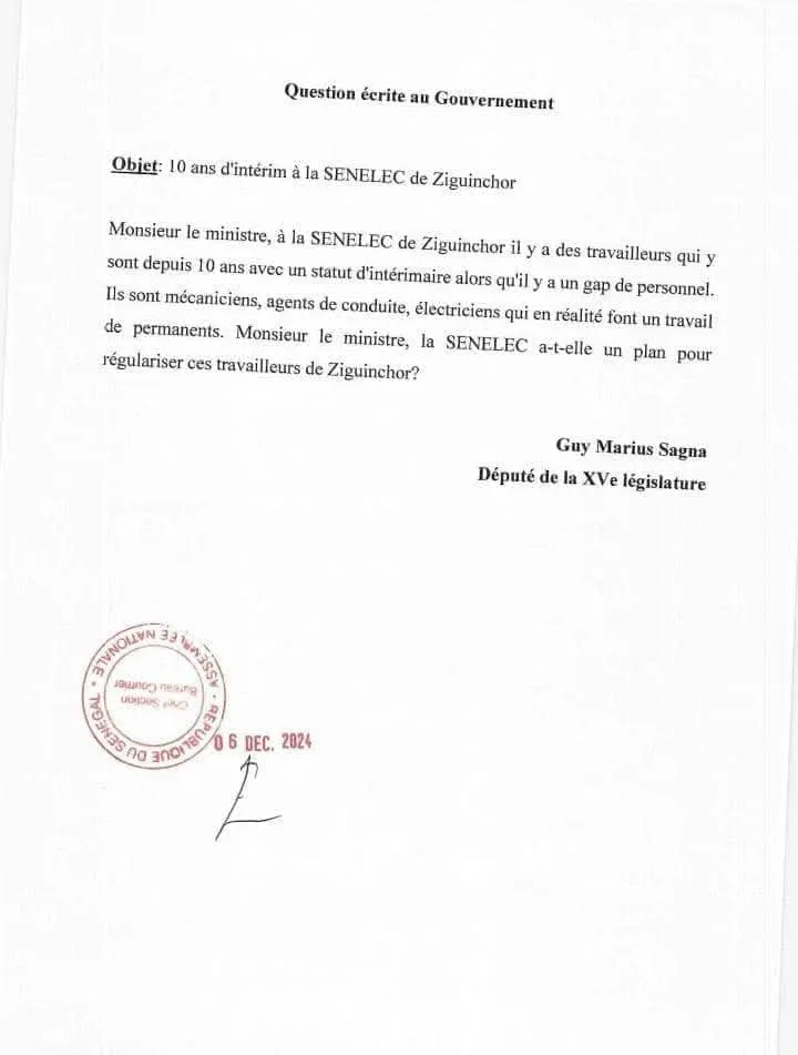 Document joint