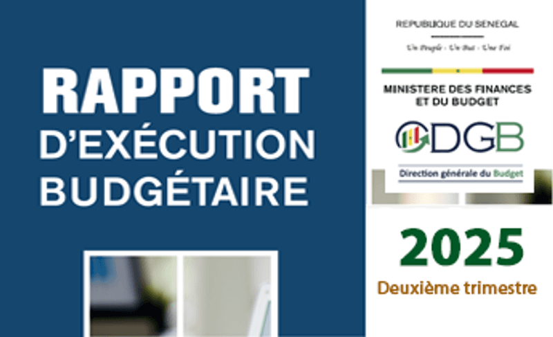 Rapport Trimestriel d'Exécution Budgétaire 2ème Trimestre 2025 (RTEB)