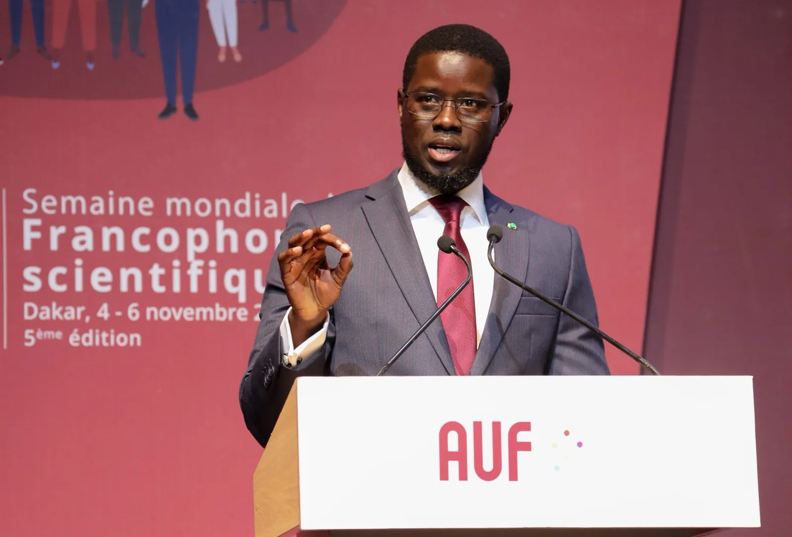 Le Président Bassirou Diomaye Faye ouvre la 19e Assemblée générale de l’AUF à
Dakar.