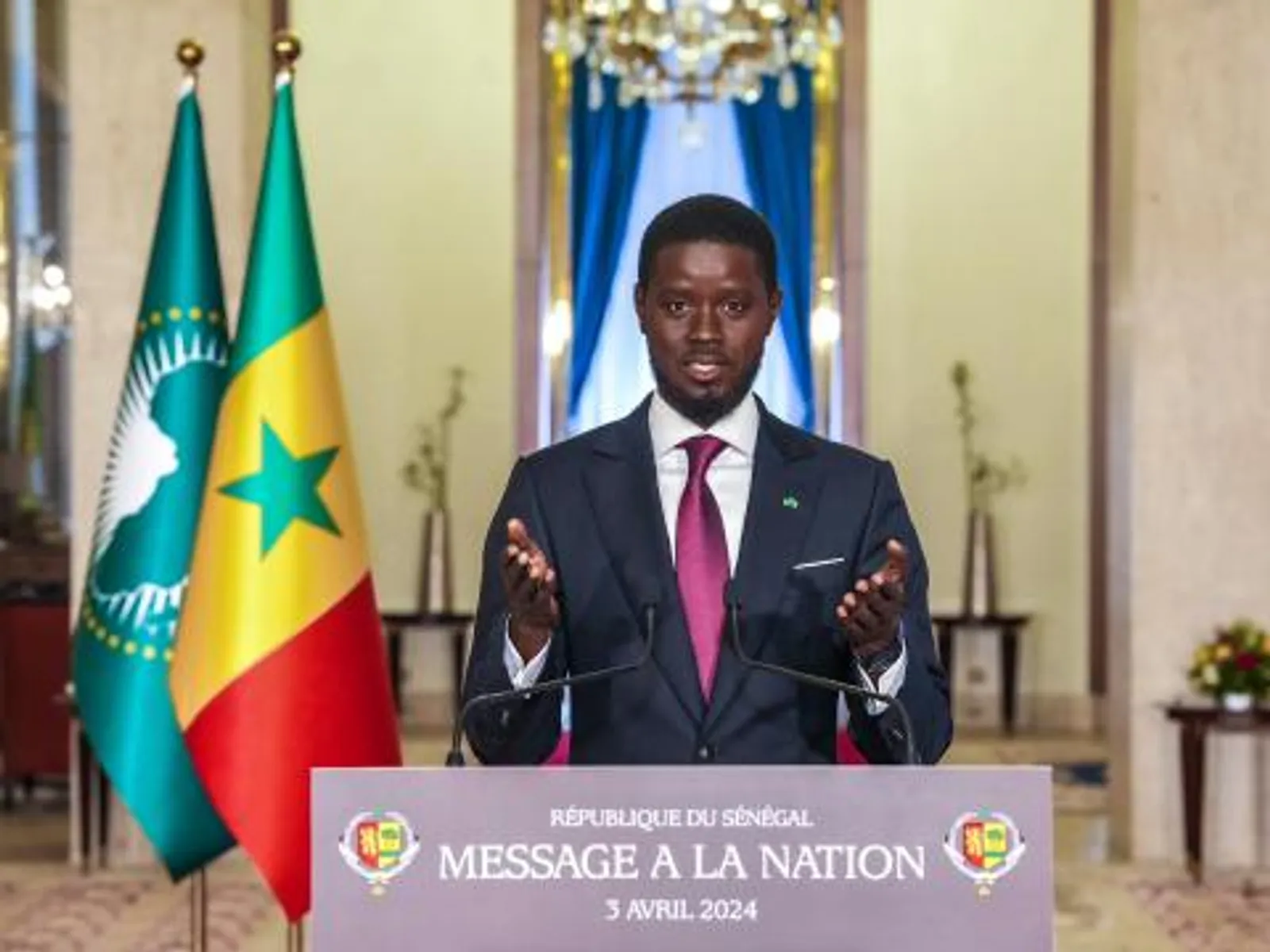 Message à la nation du Président Diomaye FAYE le 3 Avril 2024