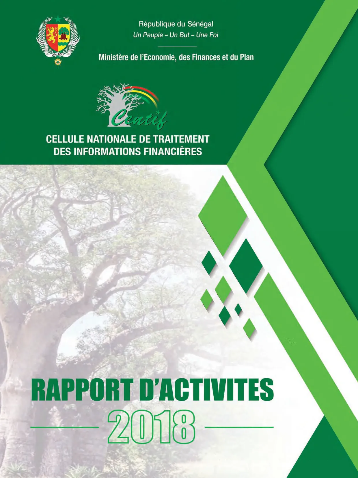 CENTIF Rapport d'activité 2018