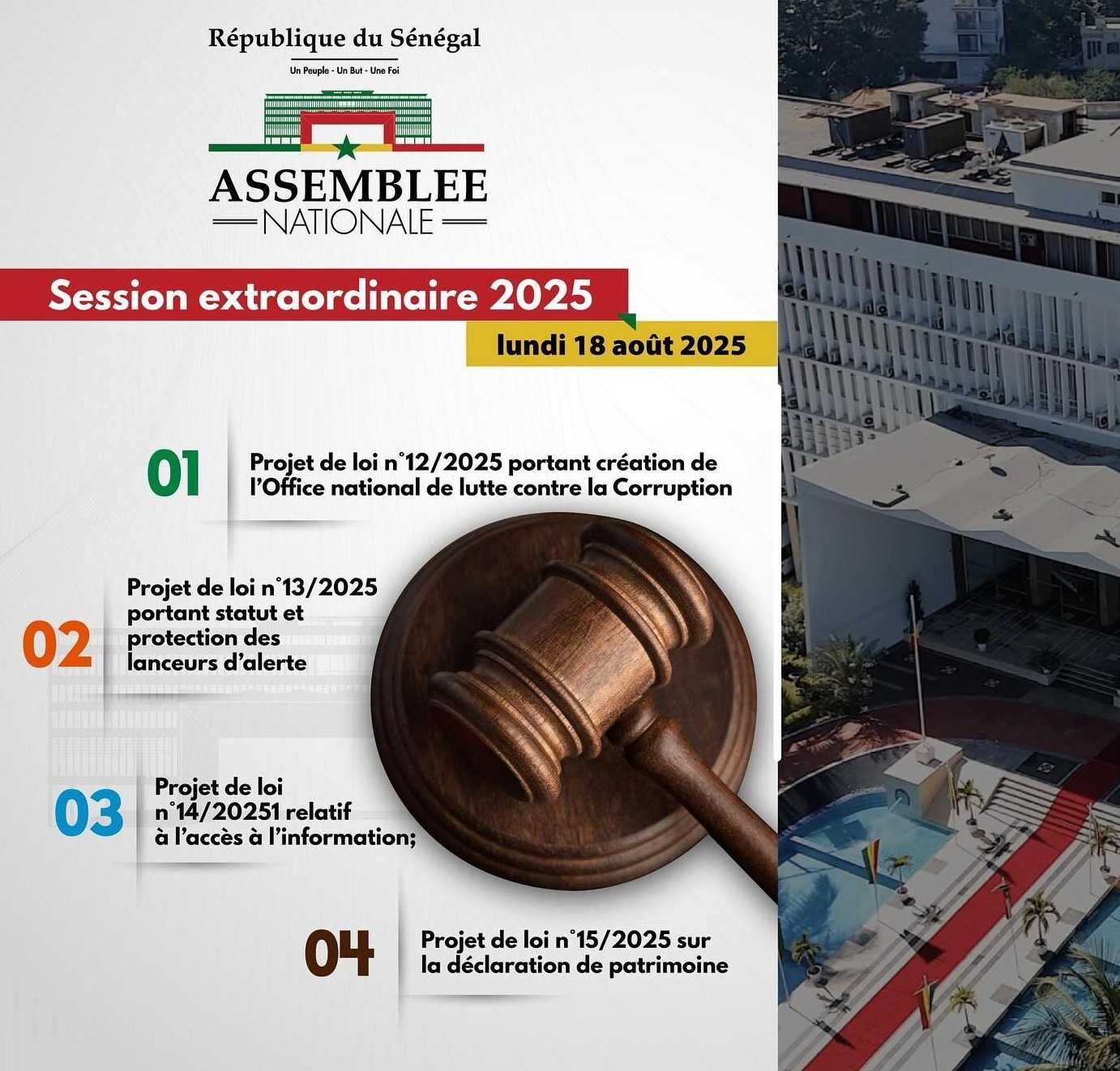 La session extraordinaire de l’Assemblée nationale au Sénégal : cadre juridique et fonctionnement