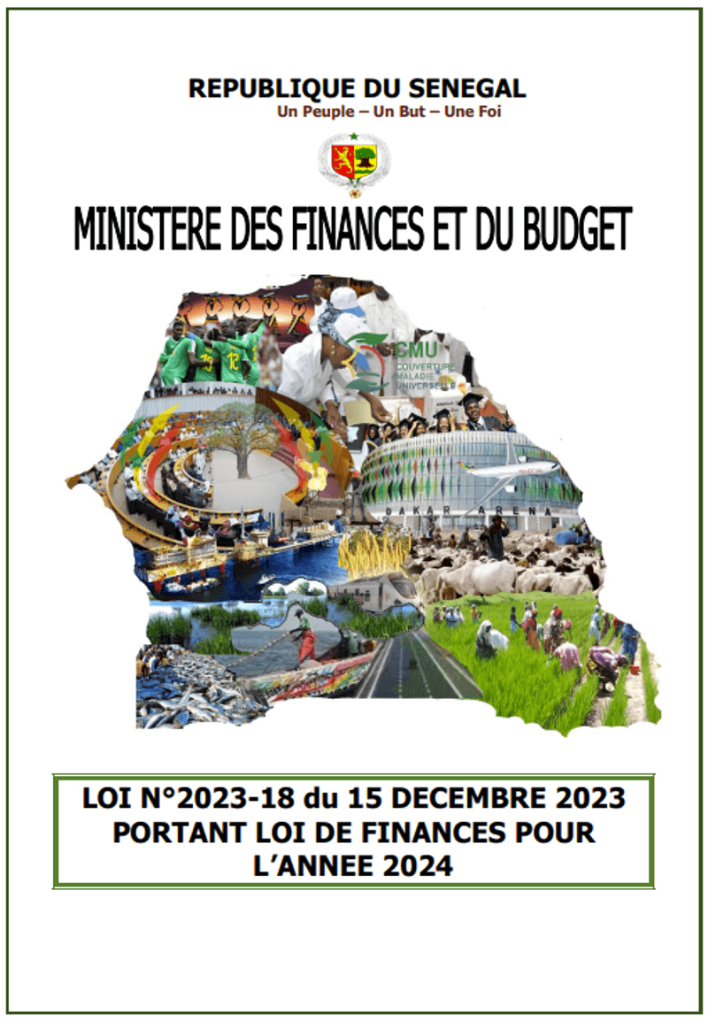 Loi de Finances Initiale 2024 (LFI 2024, Loi n°2023-18)