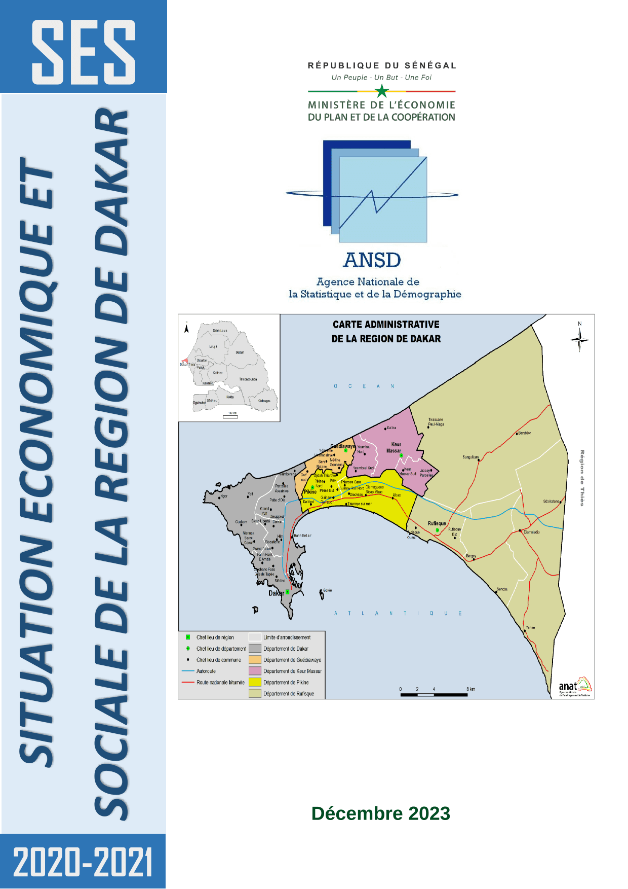 Situation économique et sociale (SES) de la région de Dakar 2020-2021 – ANSD